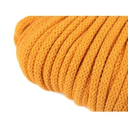 Kordel / Schnur Ø5 mm - / orange-gelb, 10 ml.