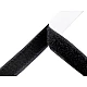 Klettverschluss haken + plüsch selbstklebend breite 20 mm - Schwarz (25 Meter)