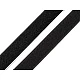 Klettverschluss haken + plüsch selbstklebend breite 20 mm - Schwarz (25 Meter)