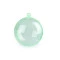 Acrylkugel ø6 cm transparent zweiteilig - Hellgrün (12 Stücke)