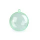 Acrylkugel ø6 cm transparent zweiteilig - Hellgrün (12 Stücke)