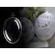 Acryl-eier 4,5x6 cm transparent zweiteilig - Transparent (2 Stücke)