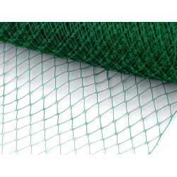 Fascinator schleier tüll breite 24 cm - Dunkelgrün (1 Meter)