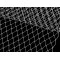 Fascinator schleier tüll breite 24 cm - Weiß (1 Meter)