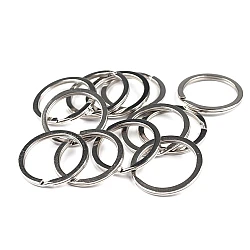 Schlüsselring flach, ø 30 mm - Altmessing (100 Stücke)