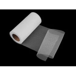 Deko tüll / band breite 15cm - Schneeweiß (1 Stück)