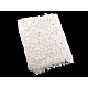 Bestickte spitze / tischläufer breite 36 cm off white - Off white (1 Meter)