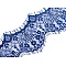 Französische spitze breite 12 cm - Blau (30 Meter)