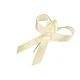 Hochzeitsschleifen/gebinde aus satin, breite 35 mm - Beige aloe (100 Stücke)