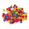Acrylperlen transparent ø6 mm - Multicolor (20 Gramm)