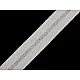 Schrägband baumwolle breite 14 mm gefalzt - Grau (25 Meter)