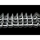 Gardinenband bleistiftfalten breite 50 mm - Transparent (50 Meter)