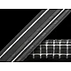 Gardinenband bleistiftfalten breite 50 mm - Transparent (50 Meter)