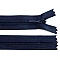 Spiralreißverschluss nr. 3 verdeckt, länge 18 cm - Dunkelblau (1 Stück)
