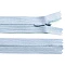 Spiralreißverschluss nr. 3 verdeckt, länge 18 cm - Eisblau (1 Stück)
