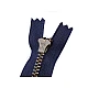 Altmessing-reißverschluss nr. 5, länge 18 cm, für jeans, ykk - Schwarz (1 Stück)