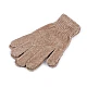 Chenille-handschuhe für herren - Dunkelblau (1 Paar)