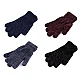Chenille-handschuhe für herren - Dunkelblau (1 Paar)