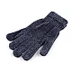 Chenille-handschuhe für herren - Dunkelblau (1 Paar)