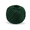 Baumwollgarn für makramee, ø 2 mm, entwirbar - Dunkelgrün (1 Stück)