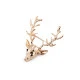 Brosche hirsch - Platine (1 Stück)