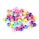 Kunststoffperlen mit großem loch, 8 x 10 mm, pastell-mix - Mix (1150 Stücke)