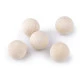 Holzkugeln ohne löcher ø 25 mm - Natürlich hell (180 Stücke)
