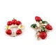 Brosche erdbeeren - Rot (1 Stück)