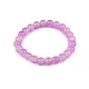 Armband aus glasperlen elastisch - Lavendel (1 Stück)