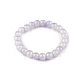 Armband aus glasperlen elastisch - Lavendel (1 Stück)