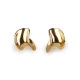 Ohrringe aus edelstahl - Gold (1 Paar)