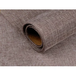 Jutestoff imitat breite 47-48 cm - Dunkelbeige (5 Meter)