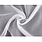 Vorhang/voile inklusive blei glatt breite 276 cm - Weiß (1 Meter)