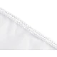 Vorhang/voile inklusive blei glatt breite 276 cm - Weiß (1 Meter)