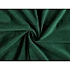 Samt / samt strukturiert uni - Smaragdgrün (1 Meter)