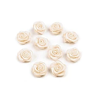Rose satin ø10 mm - Hell-créme (10 Stücke)