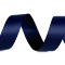 Atlasband / satinband beidseitig breite 24 mm matt - Dunkelblau (20 Meter)