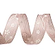 Band mit blumen, breite 25 mm - Beige (20 Meter)