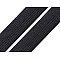 Gummiband gewebt, breite 15 mm - Schwarz (50 Meter)