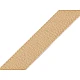 Baumwollband breite 25 mm - Braun (25 Meter)
