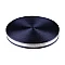 Glatter doppelseitiger gurt mit lurex breite 38 mm - Dunkelblau (1 Meter)