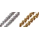 Paillettenborte breite 15 mm hologramm - Gold (1 Meter)