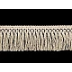 Fransen aus baumwolle breite 55 mm - Weiß (9 Meter)
