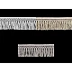Fransen aus baumwolle breite 55 mm - Weiß (9 Meter)