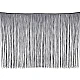 Fransen extra lang 78 cm - Schwarz (1 Meter)