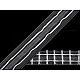 Gardinenband bleistiftfalten breite 25 mm - Transparent (50 Meter)