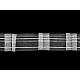 Gardinenband 2 falten breite 50 mm - Transparent (50 Meter)