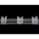 Gardinenband 2 falten breite 50 mm - Transparent (50 Meter)