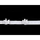 Gardinenband 3 falten breite 25 mm - Weiß (50 Meter)