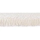 Baumwollfransen / spitze breite 40 mm - Naturfarbe hell (1 Meter)